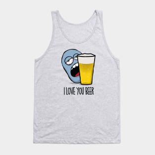 I Love You Beer Tank Top